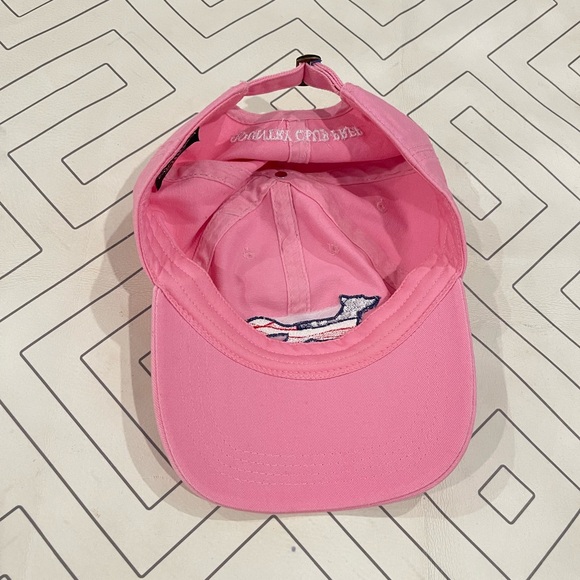 Country Club Prep Pink American Flag Fox Hat - Picture 4 of 10